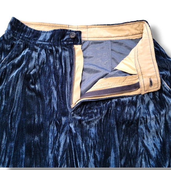 Free People Runaway Velvet Wide Leg Pants Size 4 - Picture 9 of 13